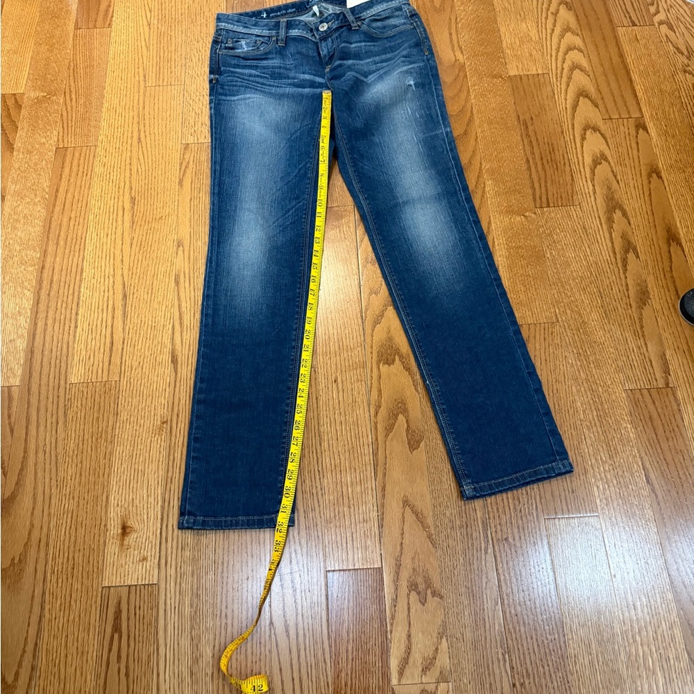 LOFT Indigo Straight Leg Jeans